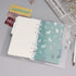Multibey A5 6-Rings Binder Rings Soft Clear Cover Transparent Shell with Snap Clousure for Spiral Journal Planner DIY Scrapbook Notebook (A6, Whit...