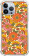 Retro Groovy Flowers Case Compatible with iPhone 13 Pro Max, 70s Hippie Floral Case for iPhone 13 Pro Max, Unique TPU Protective Phone Case...