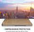 Z Fold 6 Case for Samsung Galaxy Z Fold 6 Phone Case, Clear View Mirror Flip Case with Kickstand, Cover for Samsung Z Fold 6 5G Case PU Leather He...