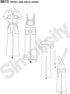 Simplicity US8615BB Men's Overalls and Jumpsuit Sewing Patterns by Mimi G Style, Sizes 44-52...