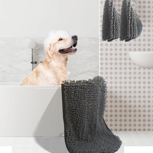 Dog Towels for Drying Dogs,Super Absorbent, Soft and Quick Pet Grooming Towel,Heavy Duty Microfiber Bath Towel, Pets' Bathing Supplies Cat,Machine...