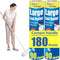 AZEN Large Lint Rollers for Pet Hair Extra Sticky, 9.45 in Sticky Rollers for Floor Carpet, 180 Sheets Giant Lint Roller Refills with 3 Extendable...