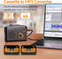 Portable Walkman Cassette Player Converter, Cassette to Digital Converter via USB, Compatible with PC/Laptops, Built-in Speaker&Headphone, Full St...