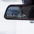 6X Hello Beautiful Rearview Mirror Decals, Vinyl Car Mirror Decals, Car Decals for Women, Rear View Mirror Decal, Rearview Mirror Sticker, Car Win...