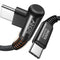 AINOPE 100W 5A USB C Cable 10FT, USB C Charger Cable, Right Angle Fast Type C Cable Fits for iPhone 15 Pro Max Plus, MacBook Air/Pro, iPad Pro, Sa...