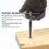 T Handle Tapered Reamer Set, 1/8"-1/2" 3/16"-5/8"Tapered 6 Fluted Chamfer Reaming Woodworker Tool for Steel Wood Alloy...