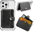 M-Plateau Phone Wallet Stick on, 3M Adhesive Slim Credit Card Holder for Cell Phone and Phone Case Phone Card Holder Compatible with Most Smartpho...