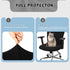 Lounsweer 3 Pieces Headrest Chair Cover Office Chair Cover Rolling Desk Chair Cover Gaming Chair Covers Stretch Washable Computer Chair Slipcovers...