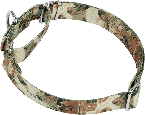 Fabulous Collar with Dogs Who Escape - Hyhug Pets Upgraded Escape Proof Martingale Collar for Dogs Daily Use Walking and Training (Large, Forest)...