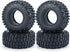 MOHERO 1.0 Crawler Tires Soft Rubber Wheel Tires 4PCS for 1/24 Axial SCX24 90081 AXI00001 AXI00002 AXI00005 AXI00006 RC Crawler Car (54mm)...
