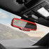 Compatible with 2011-2015 Chevrolet Camaro, Car Rear View Mirror Interior Trim Cover (Red)...