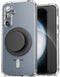 ENCASED Clearback Case Designed for Samsung Galaxy S23 FE Case with Magnetic Phone Grip (Compatible with MagSafe) Clear...