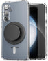 ENCASED Clearback Case Designed for Samsung Galaxy S23 FE Case with Magnetic Phone Grip (Compatible with MagSafe) Clear...