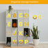 264 PCS Bulletin Board Letters Set, Bulletin Board Letters Numbers Punctuation Symbol Alphabet Cutouts Printed with Hive Bee Honey Sunflower for S...
