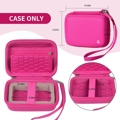 Carrying & Protective Case for Digital Camera, AbergBest 21 Mega Pixels 2.7" LCD Rechargeable HD/Kodak Pixpro/Canon PowerShot ELPH 180/190 / Sony ...