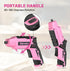 Bielmeier 4V Pink Cordless Screwdriver Set, Small Electric Drill for Women, Rechargeable with 27 Piece Driver Set, Mini Electric Screwdriver with ...