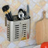 Fdit Household Wall Mount Utensil Drying Racks,Cooking Utensil Holder Flatware Hanging Organizer Drying Racks with Hollow Design for Spoons Knives...
