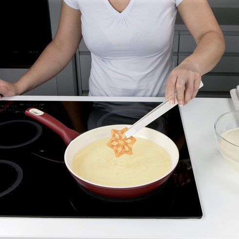 Tescoma 630048.00 Rosette Waffle Iron, with 4 Shapes, Rosette Waffle Maker...