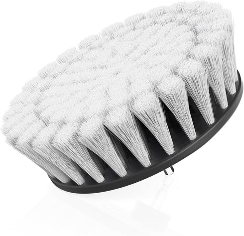 Hoover 6" Soft Bristle Cleaning Brush, Gentle Cleaning Brush for Whole-Home Cleaning, Drill and ONEPWR Cordless Scrubber Compatible, AH86100, Whit...