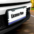 HOSNYE U.S. Police Flag License Plate Frame Stars and Blue Lines Metal License Plate Cover Front Plates Frames Car Tag Frame for Women Men US Vehi...
