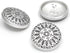 12 Pieces Metal Blazer Buttons Set, 23mm Silver Buttons with Shank for Blazers, Suits, Jackets...