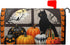 Black Cat Halloween Mailbox Covers Magnetic Standard Size 21"x18" Fall Halloween Pumpkins Magnetic Mailbox Covers Halloween Mailbox Decorations Le...