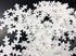 48pcs Edible Christmas Snowflakes White Cupcake Cake Toppers Decoration with Plastic Box Package for Chirstmas Winter Frozen Theme Party...