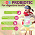 Kids Probiotic Chewable, 5 Billion CFUs Probiotics + Prebiotics For Kids Ages 3+, Kid Daily Probiotics For Digestive Health, Immune Support & Appe...