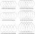60pcs Hoop Earrings for Jewelry Making,Earring Finding Hoop Hypoallergenic Teardrop Hexagon Round Earring Hoop Open Bezel Pendant Frame for DIY Ea...