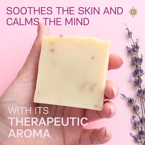 AUTHENTIC BATH & SOAP - Lavender Soap Bar - Cold Processed, Natural, Relaxing & Soothing, Face and Body Wash for Men & Women, Cruelty Free, Vegan,...