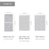 Changing Pad Cover Set | Cradle Sheet 2 Pack 100% Jersey Cotton Grey Abstract Stripes and Dots by Ely's & Co...