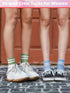 10 Pairs Womens Striped Mini Crew Socks Two Stripes Sports Shoes Socks Soft Breathable Athletic Socks for Girls Women Daily Wear...