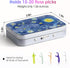 Dental Floss Portable Case, Easy to Store Floss Picks of Various Sizes, Portable Dental Floss Dispenser is Perfect for Travelling, Hotels, Dinners...