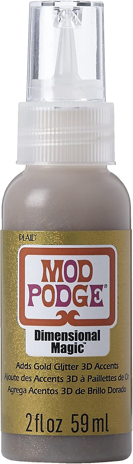 Mod Podge Glitter Dimensional Magic, 2 oz, Gold...