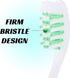 Extra Firm Toothbrush Set for Adults or Smokers Travel Toothbrush Kit, Hard Multicolor Denture Brush, Large Head, Manual Travel Toothbrush Hard Br...