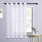 NICETOWN Sheer Curtains for Patio Door, Grommet Voile Texture Soft Lightweight Window Curtains and Drapes Elegant for Bedroom/Living Room/Sliding ...