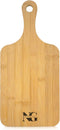 Mini Bamboo Cutting Board with Juice Groove and Handle (8.75inch x 4.25inch); Rounded Bamboo Cutting Board Vegetable Chopping Board Great for Cutt...
