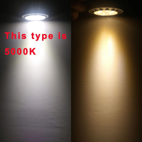 ALIDE 5W MR16 5000K Daylight White Led Bulbs GU5.3, MR16 20W-50 Watt Halogen Replacement, 12V Low Voltage MR16 Light Bulb for Accent Outdoor Lands...