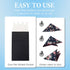 Mantieqingway Prefolded Pocket Squares for Men,Masculine Polyester Suit Handkerchiefs Pocket Hankies for Wedding Party...