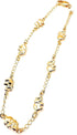 LESLIE BOULES Elegant 18K Gold-Plated Anklet with Seven Elephant Charms - Symbols of Protection, Abundance, and Good Luck...