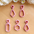 KEOKER Polymer Clay Cutters, Clay Cutters for Polymer Clay Jewelry, Basic Polymer Clay Cutters, Clay Earrings Cutters.(A)...