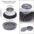 Stainless Steel Sponge Wool Scrubbers, Dish Metal Scrubber Dishwashing Sponge Dishes Scrub, Handheld Scrubbing Cleaner Brush Scouring Pad with Han...