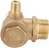 Air Compressor Check Valve, Male Thread 90 Degree Air Compressor Check Valve 3 Port Brass Spare Parts Tube Connector Pipe Joint Tool Replacement f...
