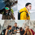 TELESIN Backpack Mount Clip Bag Belt Shoulder Strap Holder for GoPro Max Go Pro Hero 12 11 10 9 8 7 6 5 DJI Action 3 4 Insta360 X3 GO3 Ace Pro Bik...