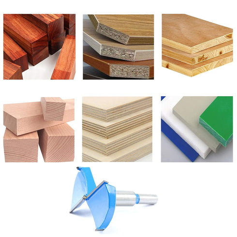 Forstner Drill Bits 53mm Drill Bit Woodworking Hole Saw Wood Cutter Professional Alloy Wood Drilling Woodworking Hole Boring Bit Power Rotary Cutt...