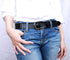 Hollow Leather Belts for Women, Soft Leather Womens Belts with Pin Buckle...
