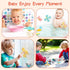 Suction Cup Toy for Baby,3 Pcs Spinning Toy Early Education Bathtub Toy Sea Animals Design Super Suction Intelligence Development High Chair Toys ...