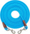 Tie Out Rope Dog Leash, 8/10/ 15/20/ 30FT Heavy Duty Nylon Check Cord for Medium Large Dogs Indoor/Outdoor Playing Camping Backyard (3/8" x 15ft, ...