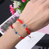 Evil Eye Lucky Pendant Bracelets Anklet Red Rope Cord Thread Braided Amulet Family Couple Friendship Adjustable Elephant Butterfly Sun Bracelets f...
