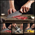 ENOKING 7" Professional Chef Knife – High Carbon Stainless Steel, Ultra-Sharp Japanese Kitchen Knife for Precision Cutting, Ergonomic Handle for B...